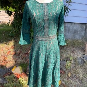 Green Lace Dress